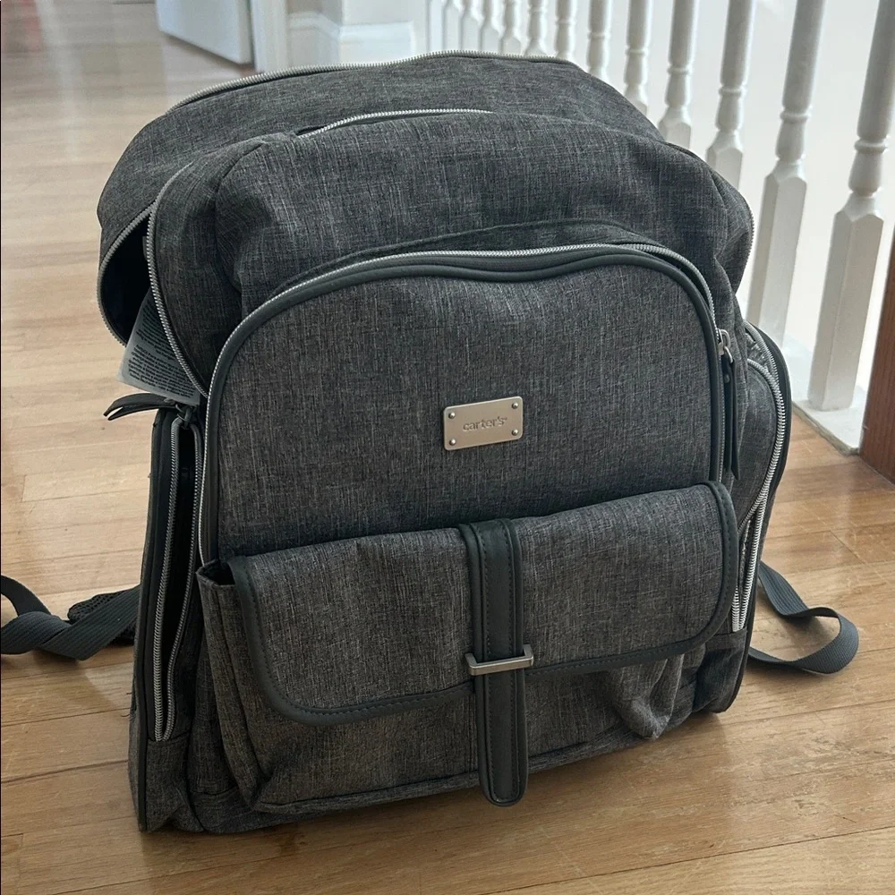 Carter's Dark Gray Baby Bag